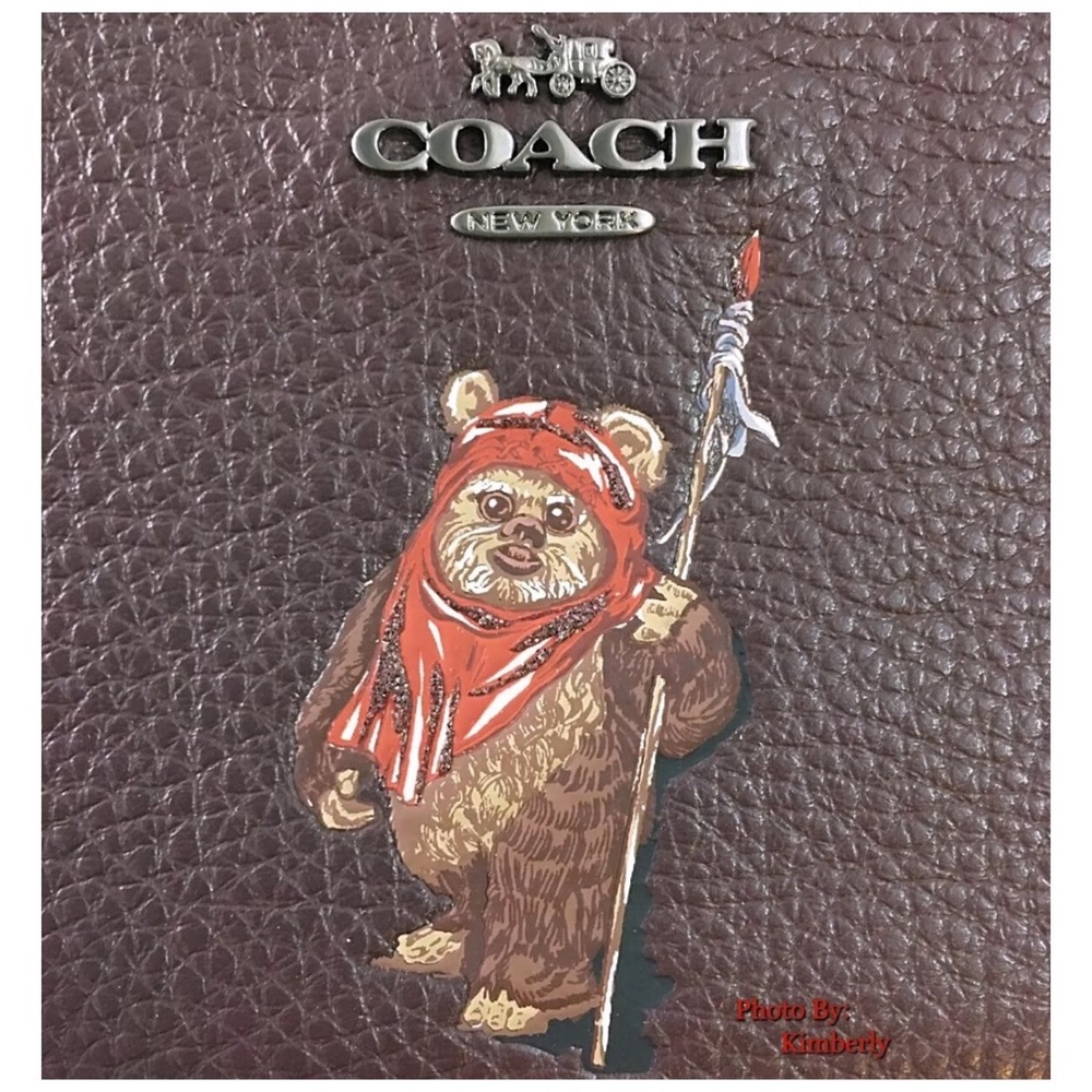 Coach X Star Wars Ewok Corner Zip Wristlet Bag NWT - Picture 2 of 8